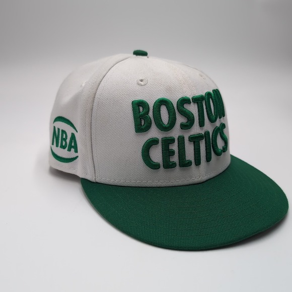 New Era 9Fifty Boston Celtics FlatBrim Snapback Hat Cap Adjustable City Connect - Picture 1 of 7